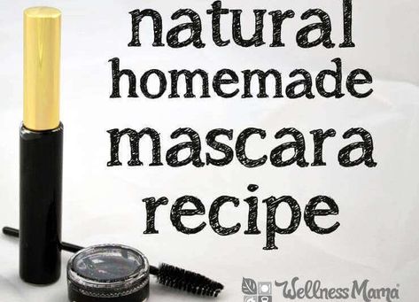 Homemade Natural Mascara Recipe | Wellness Mama Mascara Recipe, Homemade Mascara, Diy Makeup Recipe, Make Up Primer, Diy Mascara, Makeup Recipes, Homemade Makeup, Natural Mascara, Wellness Mama