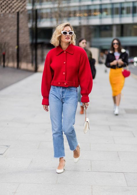 Jeans Outfit Ideas, Style Désinvolte Chic, London Fashion Week Street Style, London Fashion Weeks, Style Casual Chic, Mom Jeans Outfit, Asos Fashion, Street Style 2017, Colour Pop