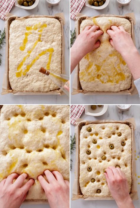 Easy Gluten Free Focaccia Gluten Free Olive Bread Recipe, Gluten Free Vegan Focaccia Bread, Vegan Oat Bread Gluten Free, Focaccia Gluten Free, Quick Gf Bread, Gluten Free Fried Dough, Egg Free Gluten Free Recipes, Home Made Gluten Free Bread Recipe, Gf Focaccia Bread Recipe