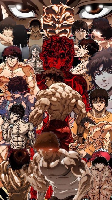 Baki Aesthetic, Martial Arts Anime, Japanese Wallpaper Iphone, Baki Hanma, Dragon Ball Painting, Anime Toon, Dragon Ball Art Goku, Hero Poster, Crazy Wallpaper