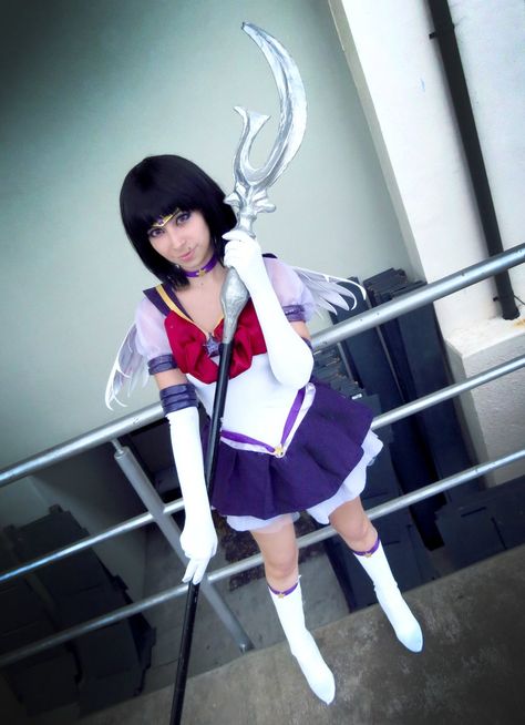 Eternal Sailor Saturn Cosplay by Mistress09.deviantart.com on @deviantART Saturn Cosplay, Sailor Saturn Cosplay, Sailor Moon S, Everyday Cosplay, Sailor Moon Cosplay, Sailor Uranus, Sailor Moon Character, Sailor Saturn, Sailor Mercury