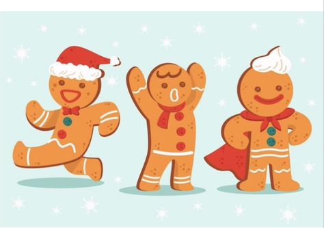 Ginger Bread Man Decorating, Ginger Bread Design, Santa Gingerbread Man, Gingerbread Cookie Aesthetic, Ginger Bread People, Gingerbread Cookie Illustration, Gingerbread Drawing, Gingerbread Cartoon, Gingerbread Man Illustration