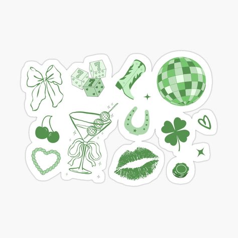 Get my art printed on awesome products. Support me at Redbubble #RBandME: https://www.redbubble.com/i/sticker/St-Patricks-Day-Baby-Cowgirl-Y2k-Green-Martini-90s-Style-St-Pattys-Baby-Lucky-St-Paddys-Drinking-by-Myttong/168693737.EJUG5?asc=u Green Martini, Baby Cowgirl, St Patrick's Day Outfit, St Paddys, Aesthetic Green, St Paddy, St Pattys, 90s Style, Green Aesthetic