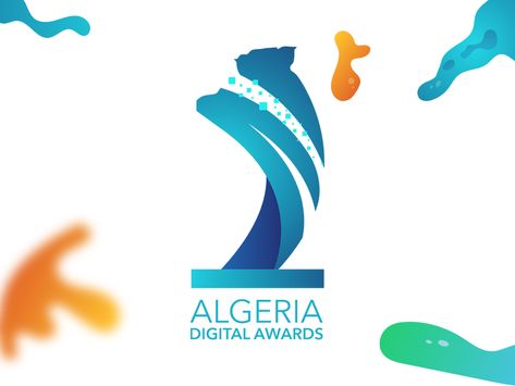 Algerian Digital Awards LOGO "white background" by Ilyas Bentaleb | Dribbble Logo Awards Design, Awards Logo Design Inspiration, Awards Logo Design, Award Logo Design, Logo White Background, Award Logo, Summit Design, Minimal Logo Design Inspiration, Logo Reference