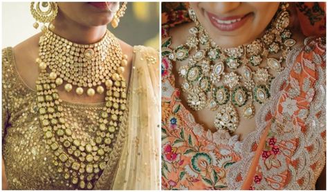 Polki Jewellery Necklace Designs For 2020 Brides - Witty Vows Polki Jewellery Brides, Necklace Styles, Wedding Jewelery, Handmade Gold Ring, Modern Gold Jewelry, Polki Necklace, Indian Brides, Polki Jewellery, Jewellery Necklace