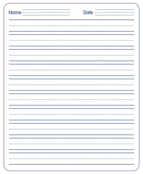 Primary Writing Paper, Petal Template, Paper Flower Printable Templates, Paper Buildings, Handwriting Practice Paper, Paper House Template, Letter Writing Template, Writing Paper Template, Primary Writing