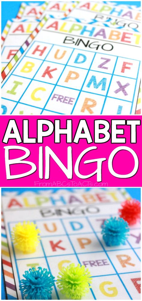 Identify Letters Preschool, Alphabet Bingo Cards Free Printable, Letter Bingo Printable Free, Abc Bingo Cards Free Printable, Alphabet Bingo Printable Free, Letter Bingo, Letter Identification Games, Abc Bingo, Worksheet For Preschoolers