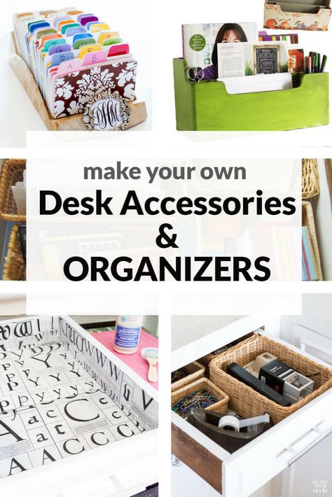 Desk Organizing Ideas, Desk Organization Tips, Kitchen Organizing Ideas, Desk Organizing, Diy Desk Accessories, Affordable Desk, Diy Organizing, Desk Dividers, Clean Desk