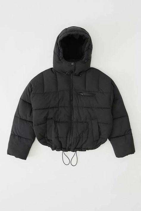 Puffer Nike Jacket, Black Coat Puffer, Black Jacket Puffer, Black Puffer Jacket Aesthetic, Black Puffer Jacket With Hood, Black Hooded Puffer Jacket, Puffy Black Jacket, Aesthetic Puffer Jacket, Puffer Jacket Aesthetic