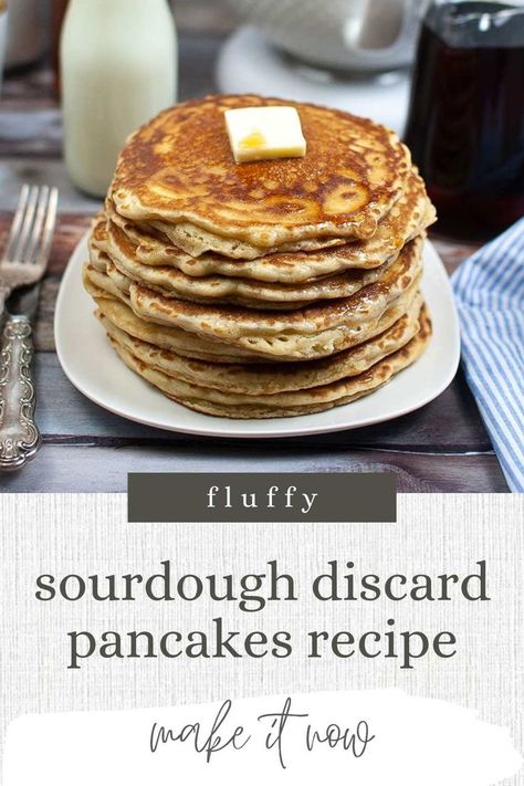 Pancakes From Sourdough Starter, Discarded Sourdough Starter Recipes Pancakes, Pancakes With Sourdough Discard, Pancakes From Sourdough Discard, Sour Dough Discard Pancake Recipes, Sourdough Starter Pancakes Recipe, Discarded Sourdough Pancakes, Sourdough Pancakes Recipe Discard, Discard Pancakes Easy