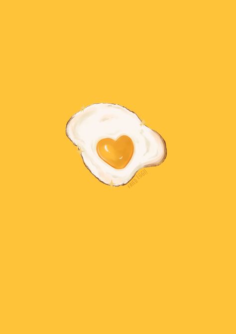 Fried Egg Tattoo, Egg Tattoo, Egg Art, Fried Egg, Cute Wallpapers, Aesthetic Wallpapers, Art Ideas, Tattoo Ideas, Egg