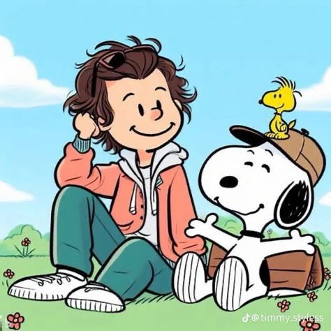 Peanuts Aesthetic, Harry Coded, Snoopy Cartoon, Harry Core, Snoopy Pictures, Harry Styles Wallpaper, Harry Styles Pictures, Mr Style, Weird Pictures