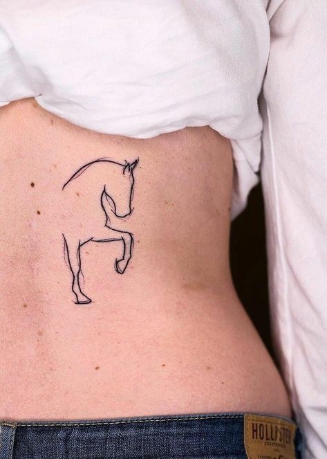 Small Horse Tattoo, Horse Shoe Tattoo, Horse Tattoo Design, Magic Runes, Country Tattoos, White Ink Tattoo, Western Tattoos, Small Pretty Tattoos, Tasteful Tattoos