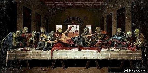 Zombie Jesus Apocalypse Wallpaper, Zombie Jesus, Arte Hippy, Apocalypse Survival Gear, Star Trek Reboot, Art Zine, Black Jesus, Dark Images, The Last Supper