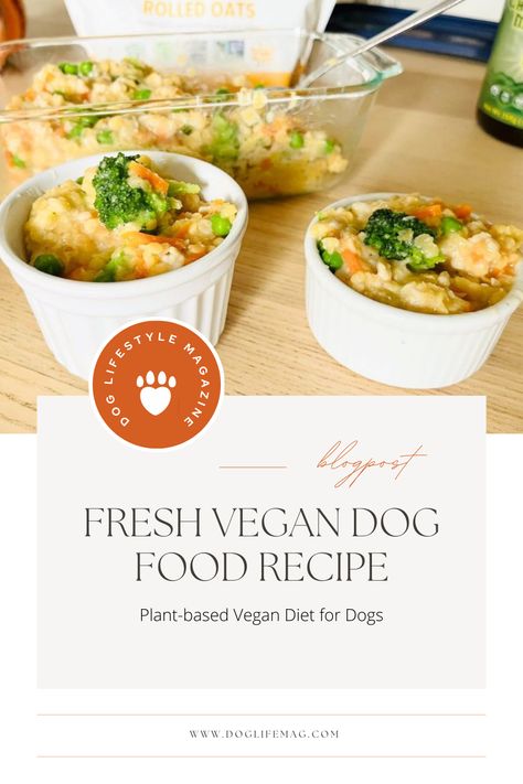 Fresh Vegan Dog Food Recipe Vegan Dog Food Recipes, Vegetarian Dog Food, Vegetarian Dog Food Recipe, Diet For Dogs, Vegan Dog Food, Dog Food Recipe, Vegan Dog, Medication For Dogs, Dog Nutrition