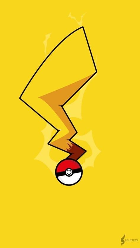 Pikachu Illustration, Pikachu Logo, Pikachu Poster, Pikachu Tail, Pokemon Decal, Pokemon Printables, Pokemon Logo, Pikachu Tattoo, Pikachu Art