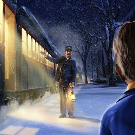 Polar Express Scenes, Polar Express Astethic, Polar Express Wallpaper Aesthetic, Polar Express Wallpaper Iphone, The Polar Express Aesthetic, Polar Express Aesthetic, Polar Express Wallpaper, Polar Express Art, The Polar Express Movie