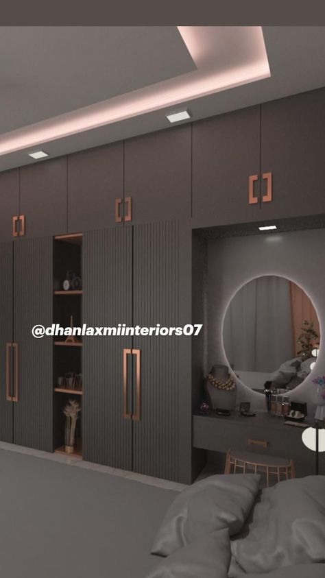 Modern Bedroom Wardrobe, Closet Interior, Bedroom Wardrobe Ideas, Wardrobe Laminate Design, Wall Wardrobe Design, Wooden Wardrobe Design, Wardrobe Design Modern, Dressing Design, Bilik Idaman