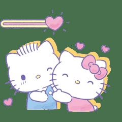 Hello Kitty And Dear Daniel Gif, Hello Kitty And Dear Daniel Banner, Sanrio Gif, Kitty Gif, Hello Kitty Book, Dear Daniel, Hello Kitty Images, Hello Kitty Characters, Hello Kitty Backgrounds