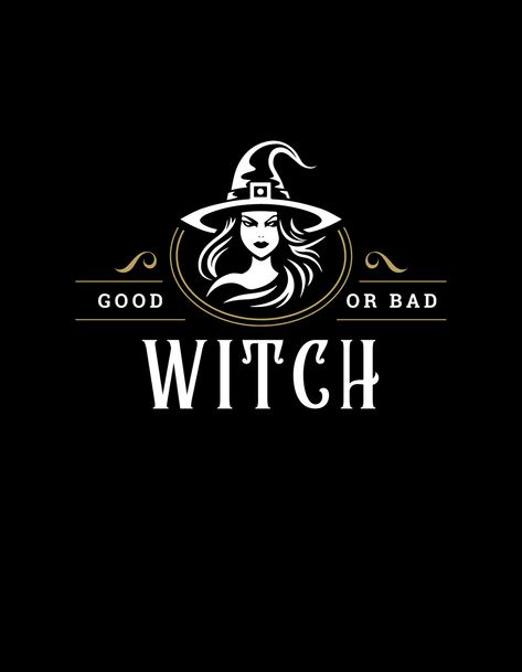 See more templates in my Canva portfolio 👉 https://www.canva.com/p/olegnik/ ⭐️ This design meets the following characteristics: halloween witch feminine bold sketch sign symbol logo woman illustrative