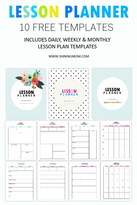 Unit Lesson Plan Template, Daily Lesson Plan Template Free, Free Teacher Planner, Daily Lesson Plan Template, Kindergarten Lesson Plans Template, Lesson Plans Template, Lesson Planner Template, Teacher Lesson Plans Template, Editable Lesson Plan Template