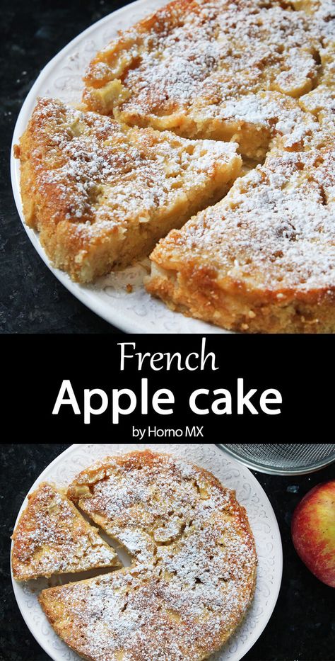 French Apple Cake, French Desserts, English Food, Apple Cake, Eat Dessert, Fruit Desserts, Baklava, Decadent Desserts, Apple Recipes