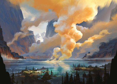 Fantasy Series, Magic The Gathering, Cool Cards, The Gathering, Wild West, Lake, Art