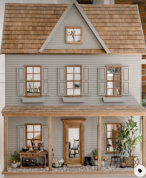 Miniature House, Miniature Houses, Mini House, Diy Dollhouse, House Front, Small House, Farmhouse, Doll House, Miniatures