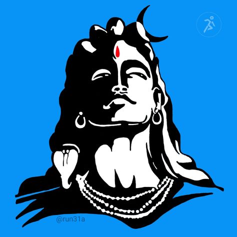 Adiyogi shiva Adhi Yogi Drawing, Adhi Yogi, Adi Yogi Shiva, Shiva Rangoli, Adi Yogi, Adiyogi Shiva, Drawing Tutorial Face, God Images, Mobile Photo Editing