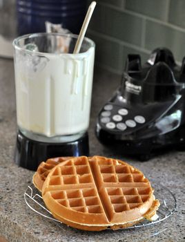 If you have a waffle iron, the odds are good that you don’t take it out and use it nearly often enough. For most people, waffle making is a weekend activity that involves making a mess and spending a lot of time in the kitchen. For some waffle recipes – ... Best Easy Dessert, Blender Waffles, Waffle Batter, Best Easy Dessert Recipes, Waffle Iron Recipes, Waffles Easy, Iron Recipes, Easy Dessert Recipes, Waffle Recipe