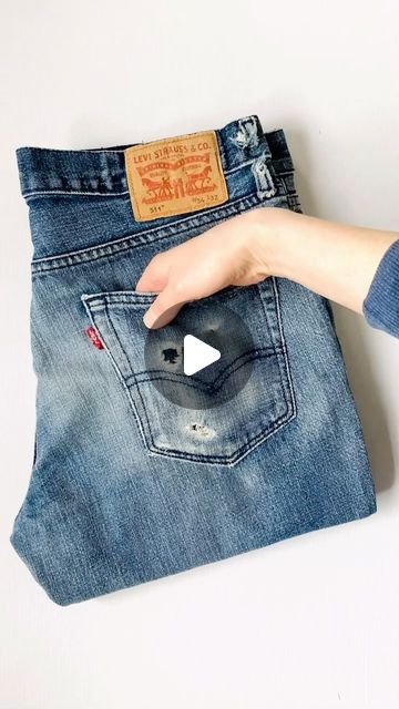 Alexandra on Instagram: "When customers bring me their jeans for repair, they often worry that the jeans will lose their character. The fade patterns on a pair of jeans are unique to the wearer, and denim looks fantastic when it's properly worn in!

There are lots of ways of repairing jeans while leaving them looking all worn out - here's a little fix I often do for back pockets!

• • •

#denim #denimrepair #lovedclotheslast #levis #invisiblemending #repairdontreplace" Repairing Jeans, Repair Jeans, Denim Repair, The Fade, Visible Mending, Denim Looks, Jean Pockets, Patterned Jeans, Denim Pocket