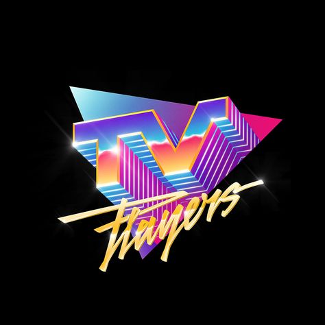 Synthwave Logos and Art on Behance Logos Nike, 80s Logo, Logos Retro, New Retro Wave, Neon Logo, The Aesthetics, Retro Graphics, Neon Aesthetic, Retro Logos