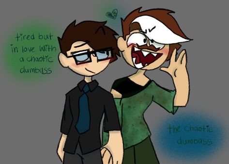 Hi IntruLogical art I made with a base I found on Pinterest!💚💙 Sander Sides Intrulogical, Indie Horror Movies, Personal Things, Sanders Sides, Thomas Sanders, Sander Sides, Funky Jewelry, Sanders, Horror Movies