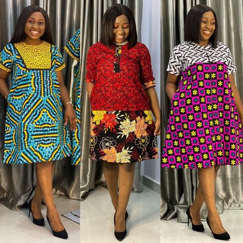 Ankara style inspiration Simple Ankara Gowns, Ankara Short Gown Styles, Ankara Gown, Barbie Wardrobe, Ankara Gown Styles, Short African Dresses, Short Gowns, Ankara Style, Ankara Styles