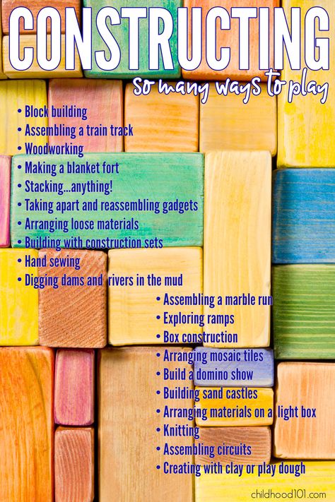 Construction Club Ideas, Constructive Play Activities, Construction Corner Preschool, Constructive Play, Construction Play Ideas, Building Blocks Ideas, Construction Eyfs, Learning Centers Preschool, Building Quotes