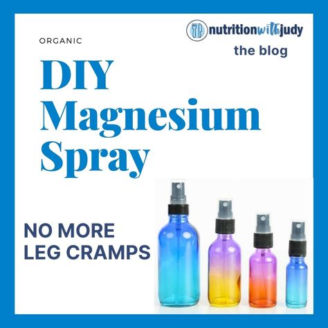 Diy Magnisum Spray, Magnisum Spray, Magnesium Spray Recipe, Magnesium Spray Diy, Diy Magnesium Oil, Magnesium Spray Benefits, Magnesium Pills, Apothecary Diy, Leg Cramps At Night