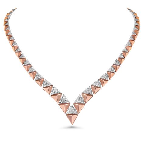 Britt’s Pick: Yessayan Okre Pyramid Necklace – JCK Modern Diamond Necklace, Pyramid Necklace, Dancing Diamond, Western Necklaces, Gold Jewelry Sets, Cuff Jewelry, Diamond Jewelry Necklace, India Jewelry, Diamond Jewelry Designs