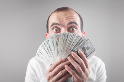 Surprised businessman with a dollars. | Premium Photo #Freepik #photo #business-money #shock #amazed #surprised Money Photo, Psd Icon, Business Money, Vector Photo, Premium Photo, Business Man, Vector Images, Stock Images, Stock Photos