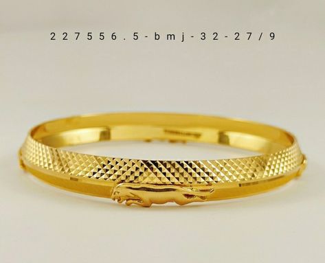 Jaguar Kada For Men, Jaguar, Gold Bracelet, For Men, Gold, Quick Saves