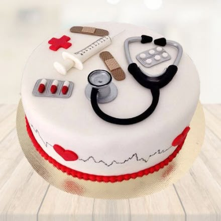 Doctor Birthday Cake, Nursing Graduation Cakes, Medical Cake, Tårta Design, Doctor Cake, Homemade Fondant, Nursing Cake, Fondant Cake Designs, Cake Decorating Designs