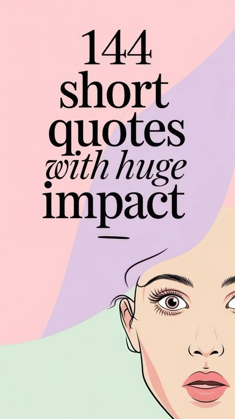 Sometimes, a few words are all you need to make a big difference. These 144 short quotes pack a punch of motivation, wisdom, and inspiration to elevate your day. 📌 Save this pin for your daily dose of powerful quotes! 👉 Click through to read all 144 impactful sayings that will leave a lasting impression and inspire you to live your best life. #shortmotivatingquotes #inspirationalquotes #powerfulwords #bestsayingsshort Personal Motto Quotes, Cute Inspirational Quotes Short, Powerful Quotes For Women Short, Try Your Best Quotes, Inspirational Chalkboard Quotes, Very Short Quotes Deep, Deep Thoughtful Quotes, Deep Meaningful Short Quotes, Meaningful Short Quotes