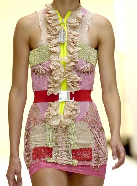 Christopher Kane S/S 2007 Runway 2007 Runway, Runway Details, Christopher Kane, The Fashion, Tank Top Fashion, Bodycon Dress, Mini Dress, Tank Tops, Women's Top