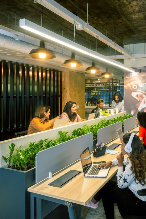 Coworker Space Design, Networking Space Design, We Work Office Design Small Spaces, Common Work Space Design, Innovative Workplace Design, Small Co Working Space Design, Co Working Space Design Startup Office, Co Working Space Design Workspaces, Open Space Office Design Work Stations