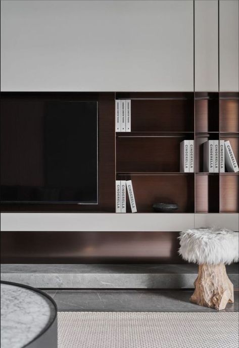 Tv Unit Wall Design, Built In Tv Wall, Built In Tv Wall Unit, Built In Tv, Tv Wall Units, Tv Feature Wall, Modern Tv Wall Units, Tv Unit Interior Design, Living Tv