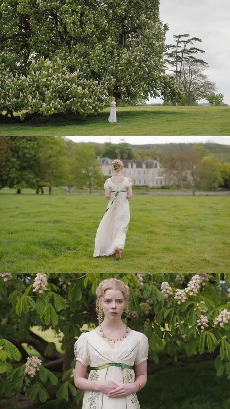 Emma Cinematography, Emma Movie Wallpaper, Emma Costumes 2020, Harriet Core, Pride And Prejudice Dresses, Emma Jane Austen Movie, Emma Jane Austen Aesthetic, Emma Movie 2020, Pride And Prejudice Dress