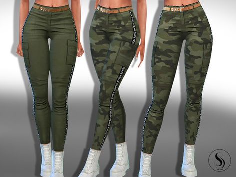 Saliwa's Casual Strip Line Cargo Pants Sims 4 Black Hair, Sims 4 Traits, Sims 4 Game Mods, Sims 4 Body Mods, Sims 4 Cc Folder, Sims 4 Gameplay, Sims 4 Teen, Sims 4 Dresses, Sims 4 Toddler