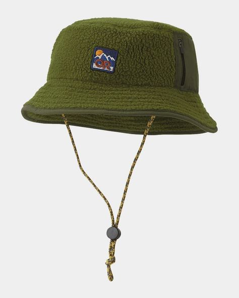 Bucket Hat Ideas, Fleece Bucket Hat, Hats Design, Bucket Hat Fashion, Bucket Hat Pattern, Armor Clothing, Climbing Pants, Outdoor Hat, Bucket Hat Design