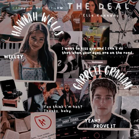 The Deal Hannah Wells, Garrett And Hannah The Deal, Hannah And Garrett Fanart, Garret Graham And Hannah Wells, Garrett Graham Aesthetic, The Deal Quotes, Garrett Graham And Hannah Wells, Hannah Wells Aesthetic, The Deal Book