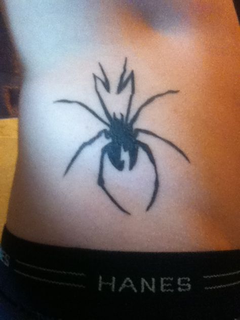 My other mcr tattoo, danger days spider. Mcr Tattoo Danger Days, Mcr Spider Tattoo, Danger Days Spider Tattoo, Danger Days Tattoo, Mcr Spider, Mcr Tattoo Ideas, Danger Days Spider, Pop Punk Tattoo, Mcr Tattoo