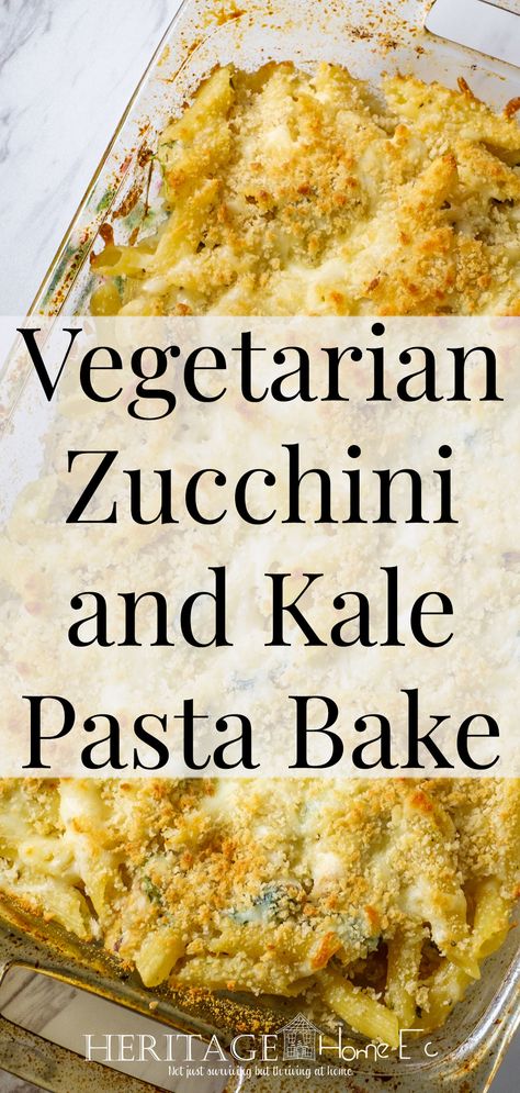 Zucchini Kale Recipes, Kale Zucchini Recipes, Kale And Zucchini Recipes, Zucchini And Kale Recipes, Cassarole Meals, Zucchini Casserole Recipes, Baked Kale, Kale Pasta, 2024 Recipes